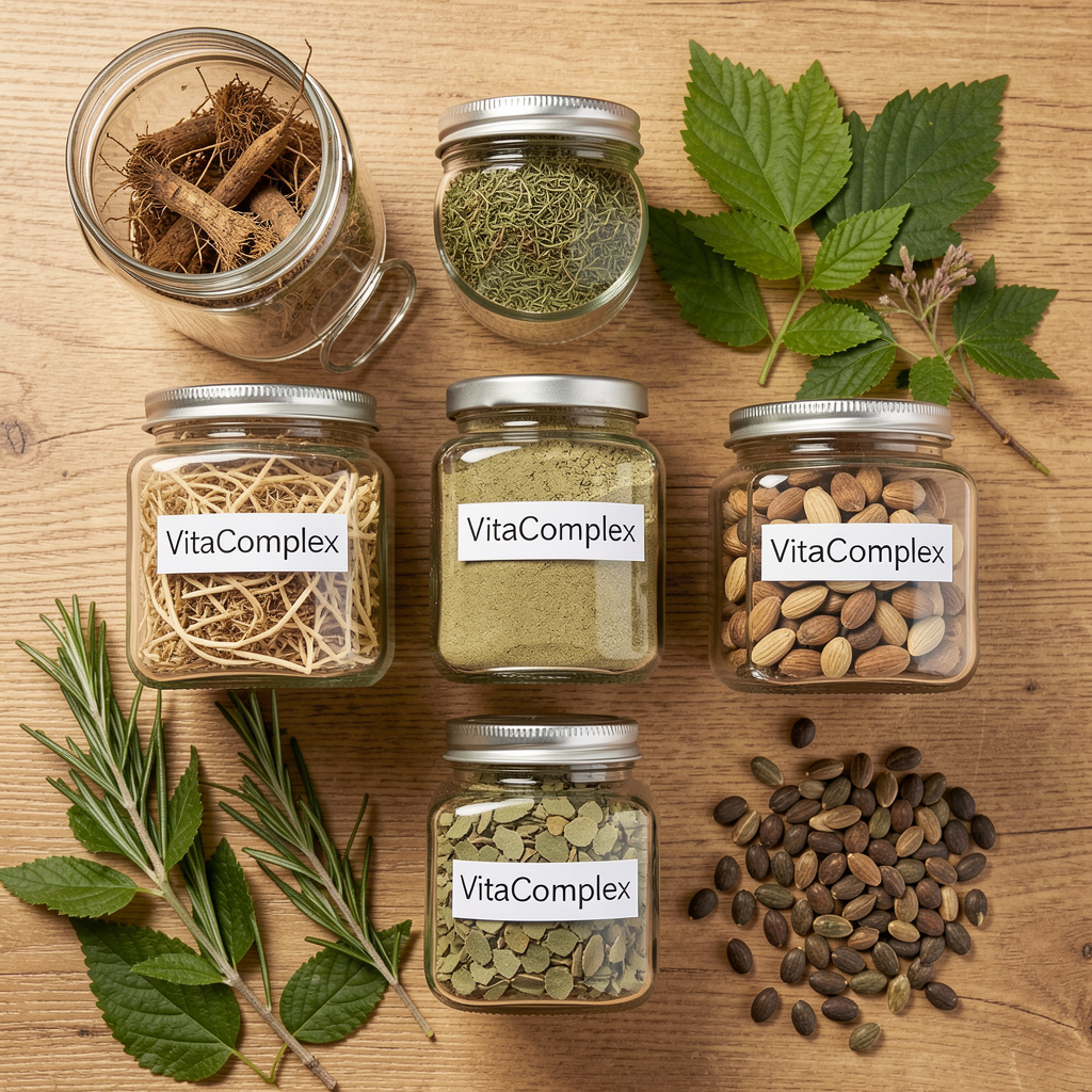 Natural botanical ingredients used in VitaComplex formula